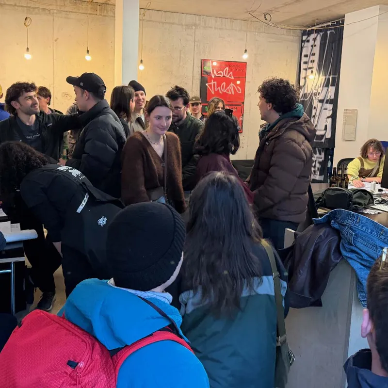 A lot of people came to the TypeMedia typecrit in Berlin, 2026
