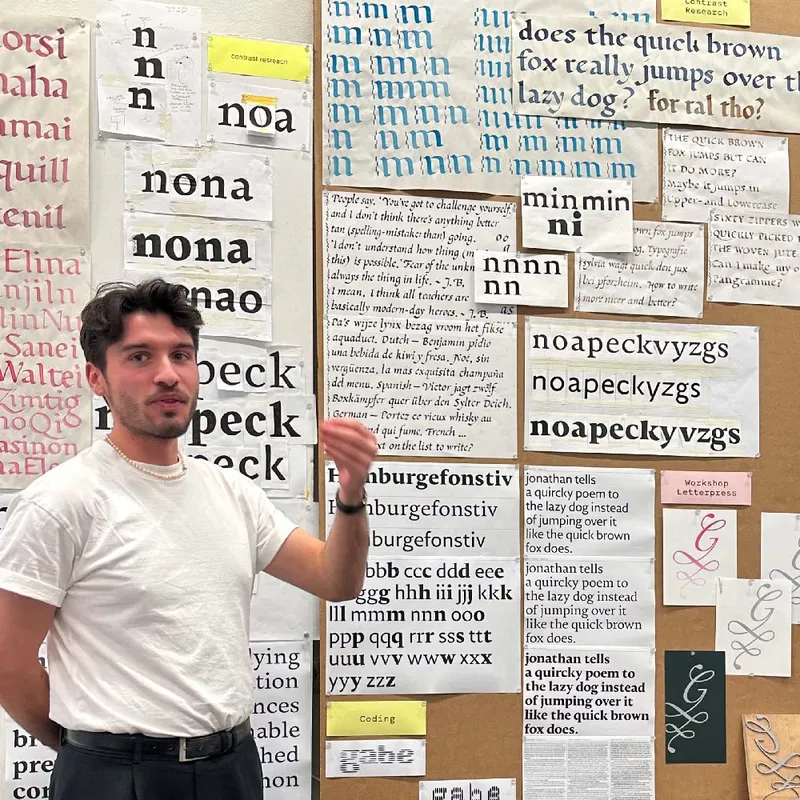 TypeMedia student presenting